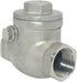 1/2" Stainless Steel SS316 Swing Check Valve, NPT Female x Female Thread, WOG 200 PSI PN16 CF8M