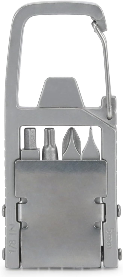 Generic 12 1 in Keychain Multitool Screwdriver Bit Folding Multi Tool Bottle Opener Portable Pocket Tool for Outdoors