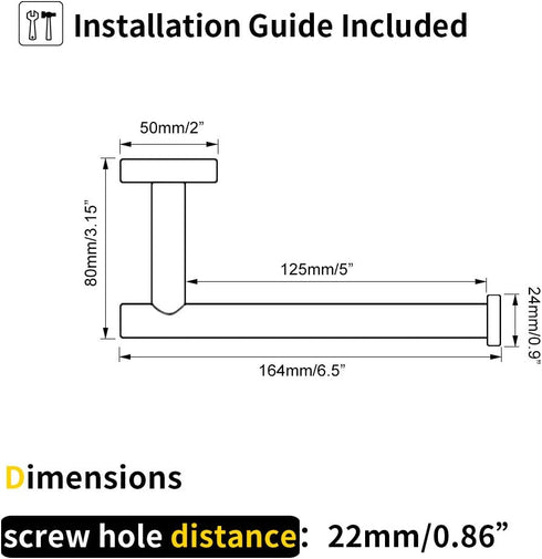 304 GERZ SUS Stainless Steel Toilet Paper Roll Holder Paper Towel Dispenser Tissue Hanger Wall Mounted Polished Chrome