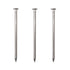 70pcs Hardware Nails, 2-1/2 Inches Nickel Plated Hanging Nails, Wall Nails for Hanging and Wood Projects
