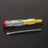 Fielect 2pcs Tester Screwdriver, Circuit Tester Pen, Electric Contact Voltage Tester 100-500V Dual Head