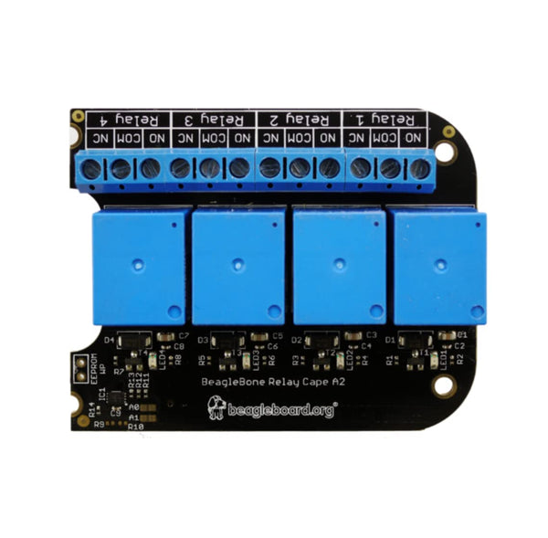Beaglebone Relay Cape - Powerful 4 Channel Relay Board to Automate Your Home or Other Projects, Home Automation BeagleBone Relay Board