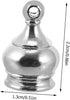 4pcs Uonlytech Shade Knob Lamp Shade Screw Brass Knobs Lamp Finial Head Light Fixture Screw Cap Lamp Finial Cap Lamp