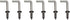 100 Pcs 1/2" Small L Shaped Screw in Right Angle Hooks, Square Bend Jewelry Hooks in Silver