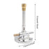 1Pcs Micro Single Tube Bunsen Burner Gas Light, Flame Stabilizer and Gas Regulator for Liquid Lab Heating Equipment