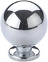 Ywmsfl 6Pcs Furniture Decorative Handle Modern Zincs Alloy Dressers Knob Round Ball Bedside Cabinet Pull Easy
