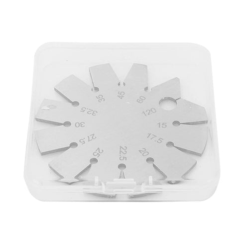 15-120 Degree Bevel Gauge, Stainless Steel Oblique Edges Protractor, Multi Angle Adjustable Measurement Tool for