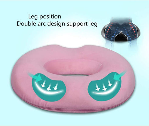 ZUODIANZHC 100% Tailbone Office Chair Cushion, Pure Memory Foam Luxury Seat Cushion Not Slip Orthopedic Relieve Back