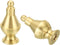 PATIKIL 2" Tall Brass Lamp Finials Cap Knob, 2 Set Lamp Screw Holder