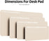 YSAGi Leather Desk Pad Protector - Large Non-Slip PU Leather Desk Blotter, Waterproof Writing Pad for Office and Home