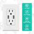 NEMA 6-50R 14-50R Receptacle Outlet, 50 Amp Flush Mounting with Wall Plate, Heavy Duty UL Listed
