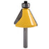 KATUR 30 Degree Chamfer and Bevel Edging Router Bit, Carbide Tipped Chamfer