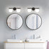 2 New Bathroom Vanity Light Fixtures Brushed Black Milk White Globe Glass Shade Modern Wall Bar Sconce Over Mirror