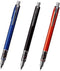 uni Mechanical Pencil Kurutoga Advance 0.5mm Bundle Set, Navy, Black, Red (3-Pencil)