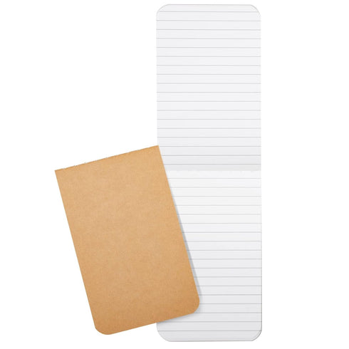 Paper Junkie 12 Pack Small Pocket Notepad, Kraft Paper Cover To Do List Notebook, 64 Lined Pages Each (2.7x4.5 In)