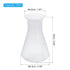 PATIKIL 100ml Plastic Erlenmeyer Flask, 2 Pack Wide Mouth Conical Flask for Laboratory, Clear