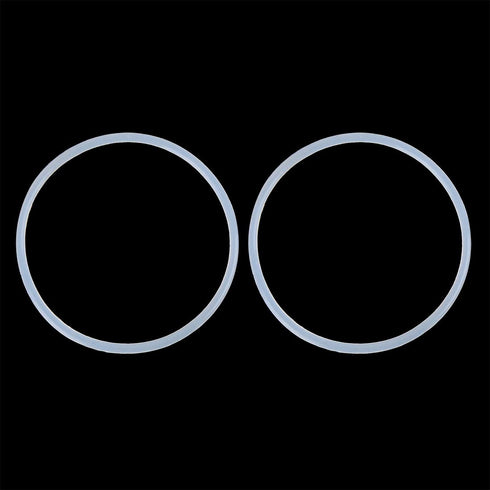 X AUTOHAUX Silicone O-Rings - Pack of 10, 43.6mm OD 40mm ID 1.8mm Width VMQ Seal Gasket for Pipe Repair, White