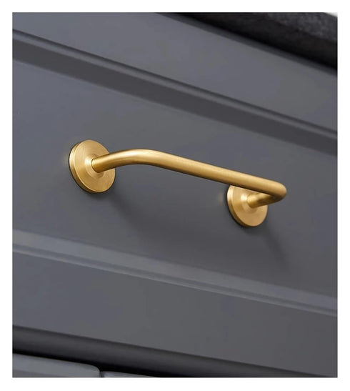Generic 2.52"-15.74" Cabinet(C-3250-96) Minimalism Gold Long Furniture Handles Wardrobe Kitchen Cupboard Cloakroom