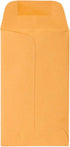JAM PAPER #3 Coin Business Colored Envelopes - 2 1/2 x 4 1/4 - Brown Kraft Manila - 50/Pack by JAM Paper