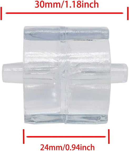 Transparent Core Replacement for Desktop Tape Dispenser Tape Dispenser Accessories(6 Pcs)