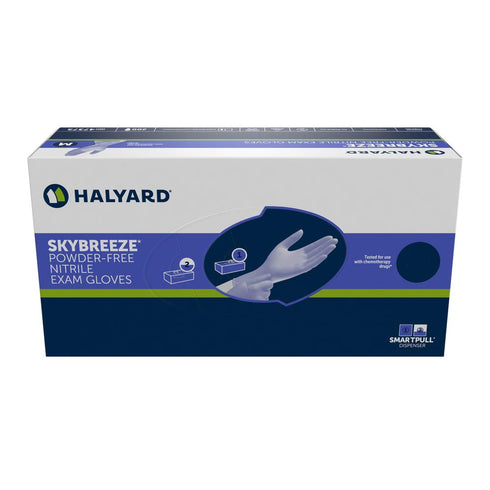 HALYARD SKYBREEZE Nitrile Exam Gloves, Powder-Free, 3.5 mil