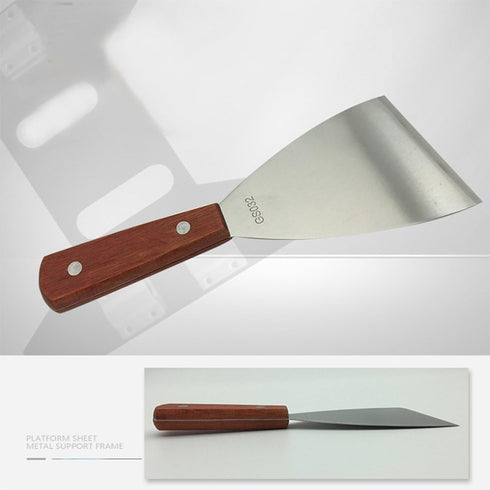 3D Printer Multifunctional Removal Tool, Robust Metal Scrapper Spatula for Heated Bed Precision Stainless Steel Knife