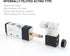 Baomain Pneumatic Air Control Solenoid Valve, 4V210-08, 220V AC, 5 Way 2 Position