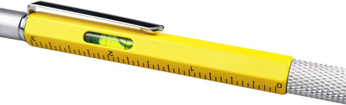 DUNBONG Metal Multi tool Pen, 6-in-1 Stylus Pen with Screwdriver, Ballpoint Pen, Level and Ruler
