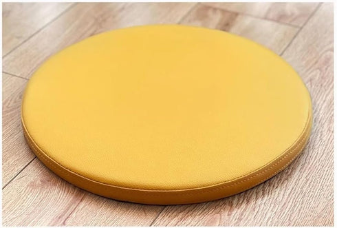 FANGMING Chair Cushions for Dining Chairs Leather Round Chair Pad Soft Memory Foam