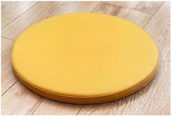 FANGMING Chair Cushions for Dining Chairs Leather Round Chair Pad Soft Memory Foam