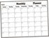NUOBESTY Magnetic Whiteboard Message Board, Rewritable Poster Board, Magnetic Dry Erase Calendar for Fridge