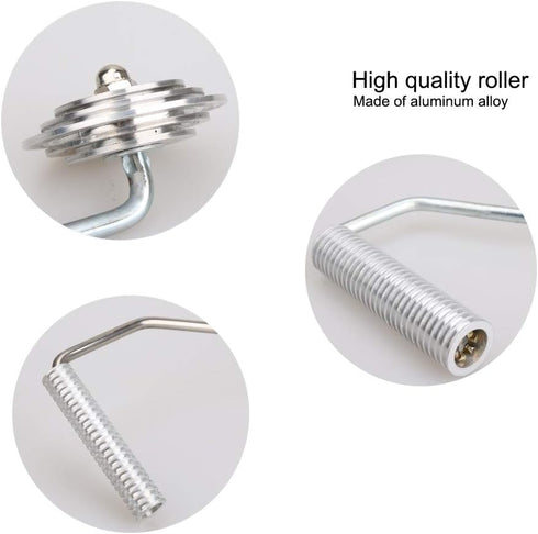 Fiberglass Roller Tools Kit | 3Pcs Bubble Paddle Tool Set for Tub Shower Bathtub Boat Repair