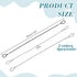 18 3 11.81" arricraft Pcs Colors Stainless Steel Cable with Double Loops, Length Stainless Coated Wire Rope Lanyard