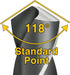 IVY Classic 01080 1-1/4 x 6" Silver & Deming Drill Bit, 1/2" Shank