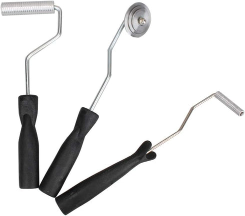 Fiberglass Roller Tools Kit | 3Pcs Bubble Paddle Tool Set for Tub Shower Bathtub Boat Repair