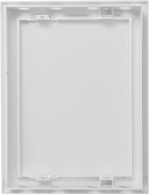 6" x 8" White Plastic Access Panel Door for Plumbing, Electricity, and Alarm Wall Access