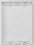 6" x 8" White Plastic Access Panel Door for Plumbing, Electricity, and Alarm Wall Access