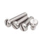 Generic Slotted Cheese Head Screws Cap 304 Stainless Steel Screw(500Pcs,8mm,M2.5)