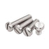Generic Slotted Cheese Head Screws Cap 304 Stainless Steel Screw(500Pcs,8mm,M2.5)