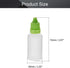 Othmro 10Pcs 0.7oz PE Plastic Bottles Lab Eye Dropper Bottles 20ml Squeezable Eye Liquid Dropper Bottles Small Mouth Drop Bottles Liquid Sample Seal Storage Bottles with Green Cap for Travel Kitchen by Othmro