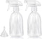 Empty Clear Plastic Spray Bottles 13.5oz/400ml, Adjustable Nozzle Mist/Stream Heavy Duty Plant Mister Spray Bottle