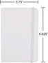 JAM Paper Hardcover Notebook, Small Journal, 3 1/2" x 5 1/2", White, 100 Lined Sheets, Sold Individually