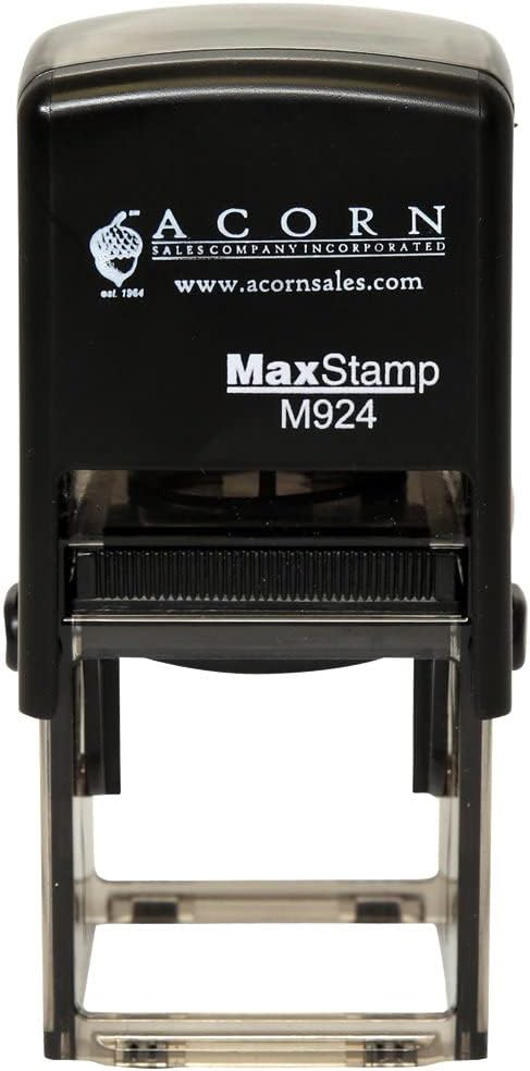 Monogrammed 1-5/8" Parisian Stamper Self Inking, Letter Stamp for Stationary, Cursive Calligraphy, Excellent Bridal