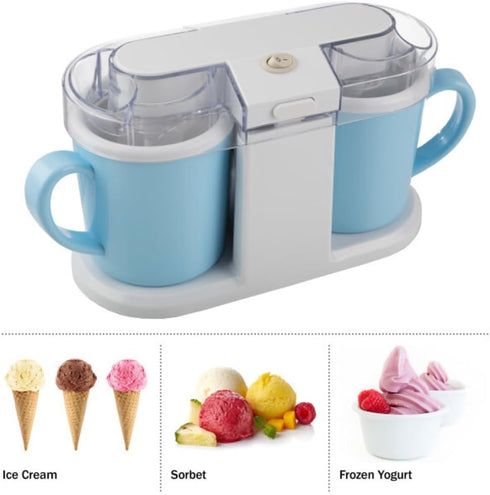 1QT Frozen Ice Cream Maker - Ice Cream Machine for Sorbet, Gelato, Yogurt and More - Kitchen Appliances and Gadgets by