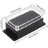 Junction Box IP65 Waterproof ABS Plastic Electrical Project Case with Clear Cover, Fixed Ear 6.22x3.54x2.36 inch (158 x