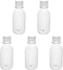 Aicosineg 5Pcs 4.06oz Plastic Lab Chemical Reagent Bottles, 120ml Small Mouth Round Storage Containers with White Cap