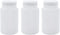 3Pcs 250ml Plastic Wide Mouth Laboratory Reagent Bottles for Sample Sealing