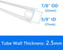 Quickun Pure Silicone Tubing, 5/8" ID x 7/8" OD High Temp Food Grade Tube for Home Brewing