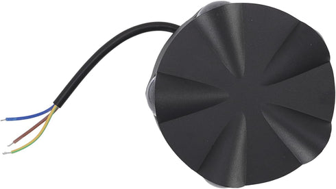 5W 5LED YWBL-WHkfq16rmbit YWBL-WH LED Wall Sconce, Modern Round Aluminum Outdoor Black Wall Light Warm Light