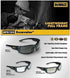 DPG104 Excavator Safety Glass - Black Frame - Clear Lens